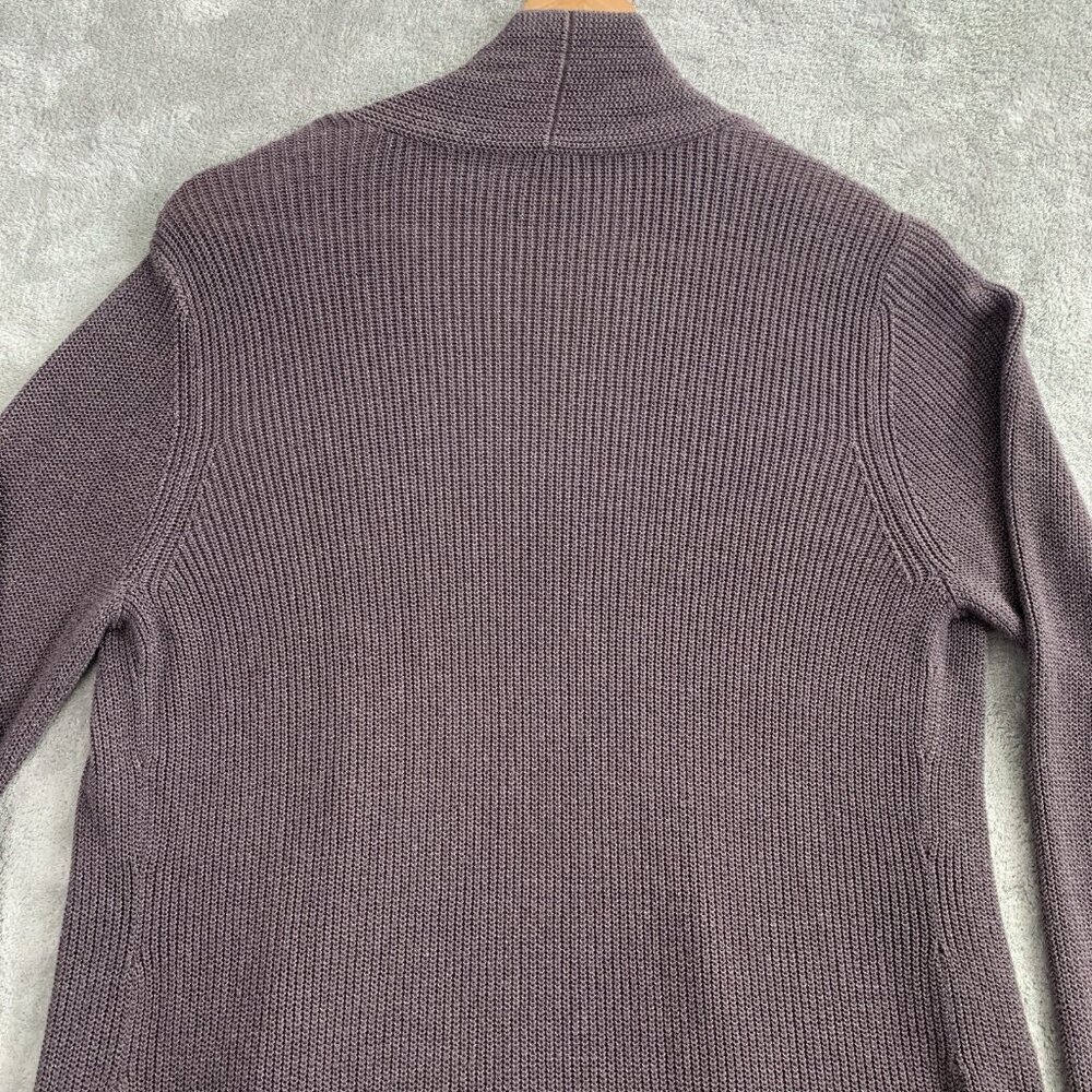 Eileen Fisher Cardigan Womens Small Brown Casual Open Front Knit Minimalist Wrap - Picture 8 of 8